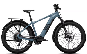 Gray electric bike on a white background